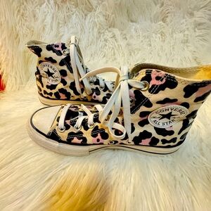 Converse Women's Platform Sneakers - Black, Pink, Cream